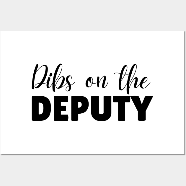 dibs on the Deputy Wall Art by mdr design